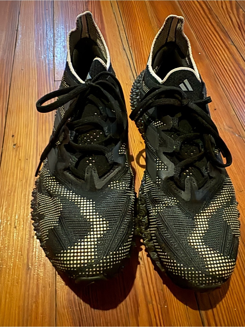 Women’s  Black Athletic Knit Sneakers